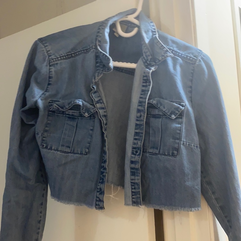Cropped Jean jacket